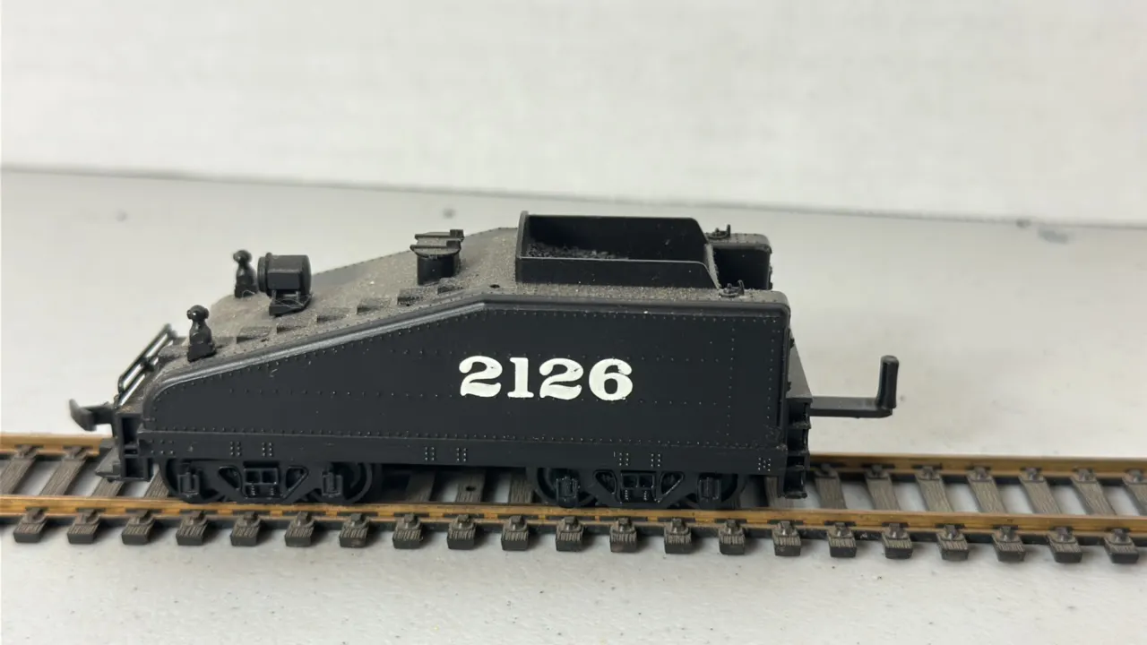 HO Scale Coal Tender Rail Car