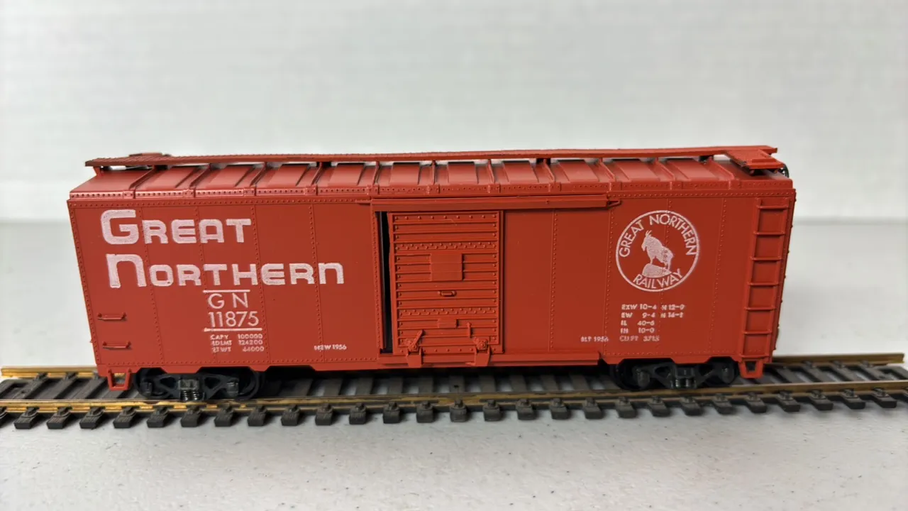 HO Scale Great Northern Railway Boxcar