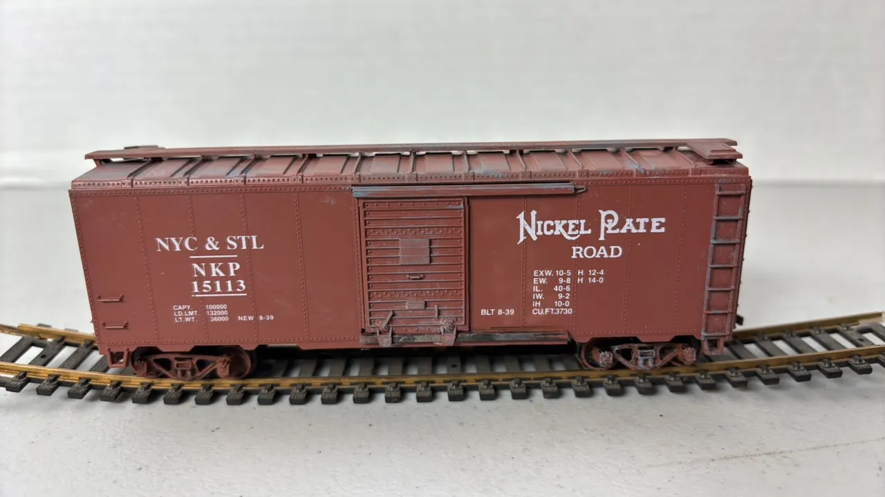 HO Scale NYC & STL Nickel Plate Road Boxcar