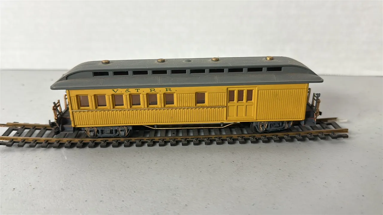 Used HO Scale V. & T.R.R. Passenger Rail Car
