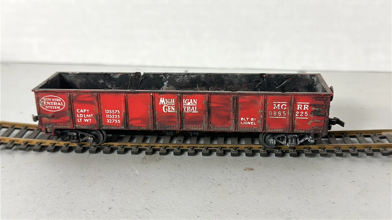 HO Scale Michigan Central Gondola Rail Car