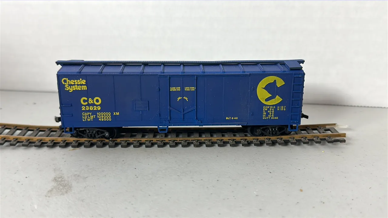 HO Scale Chessie System Boxcar