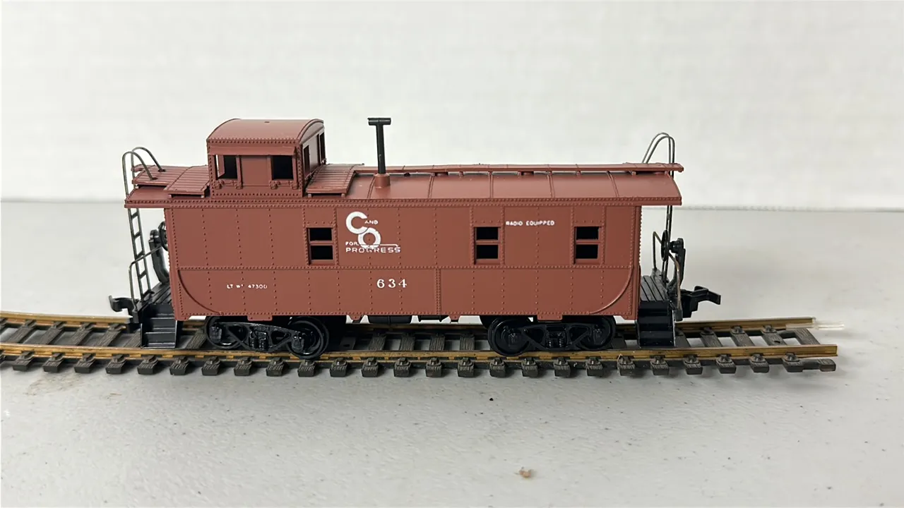 HO Scale C and O Caboose