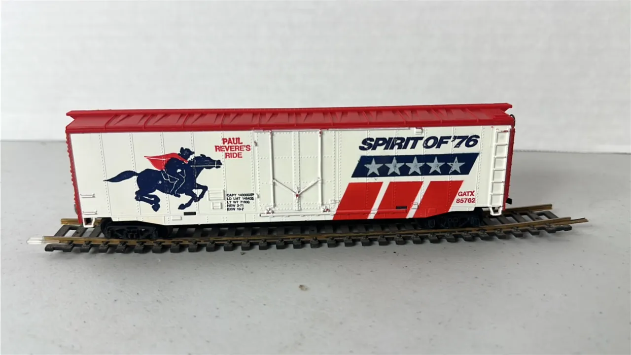 HO Scale Spirit Of ‘76 Boxcar