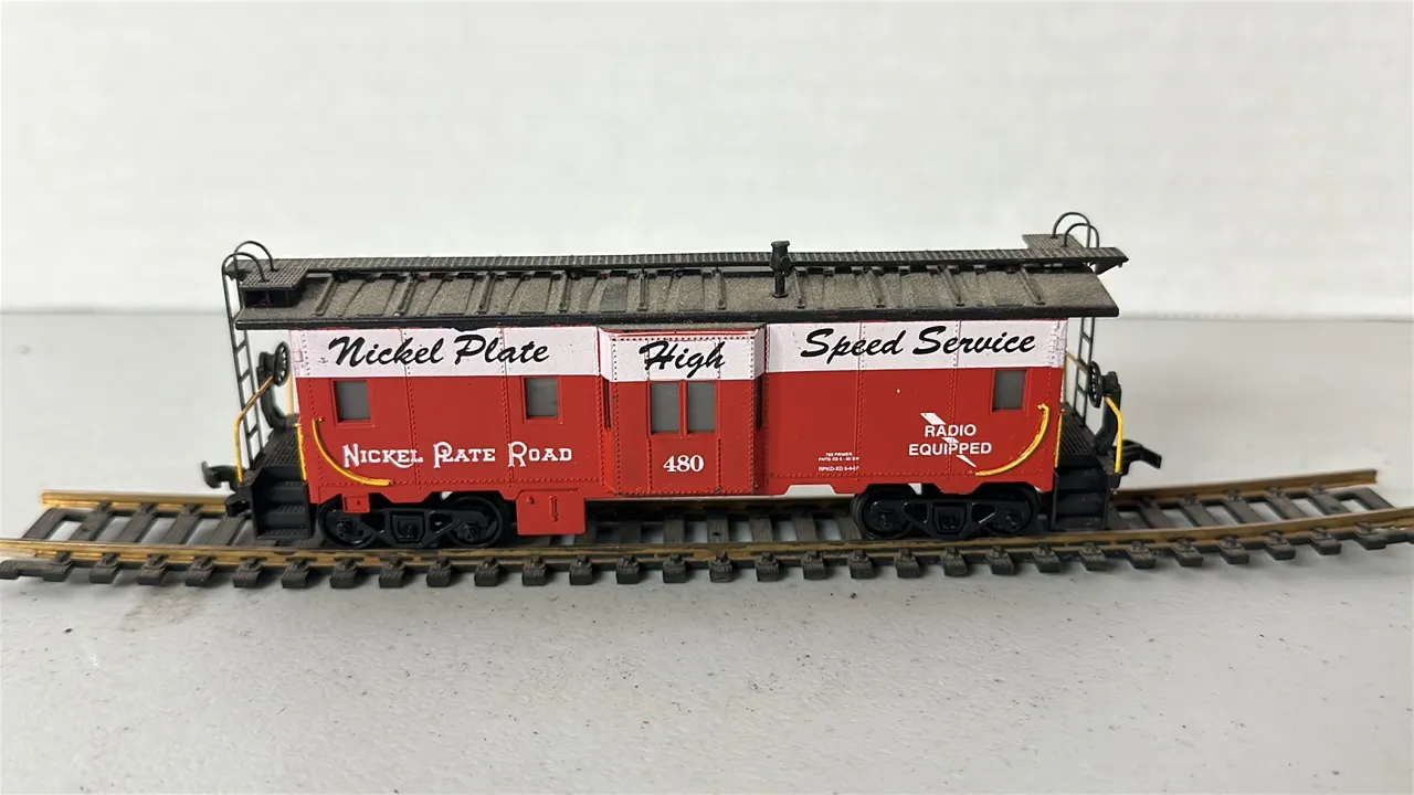 HO Scale Nickel Plate Road Caboose