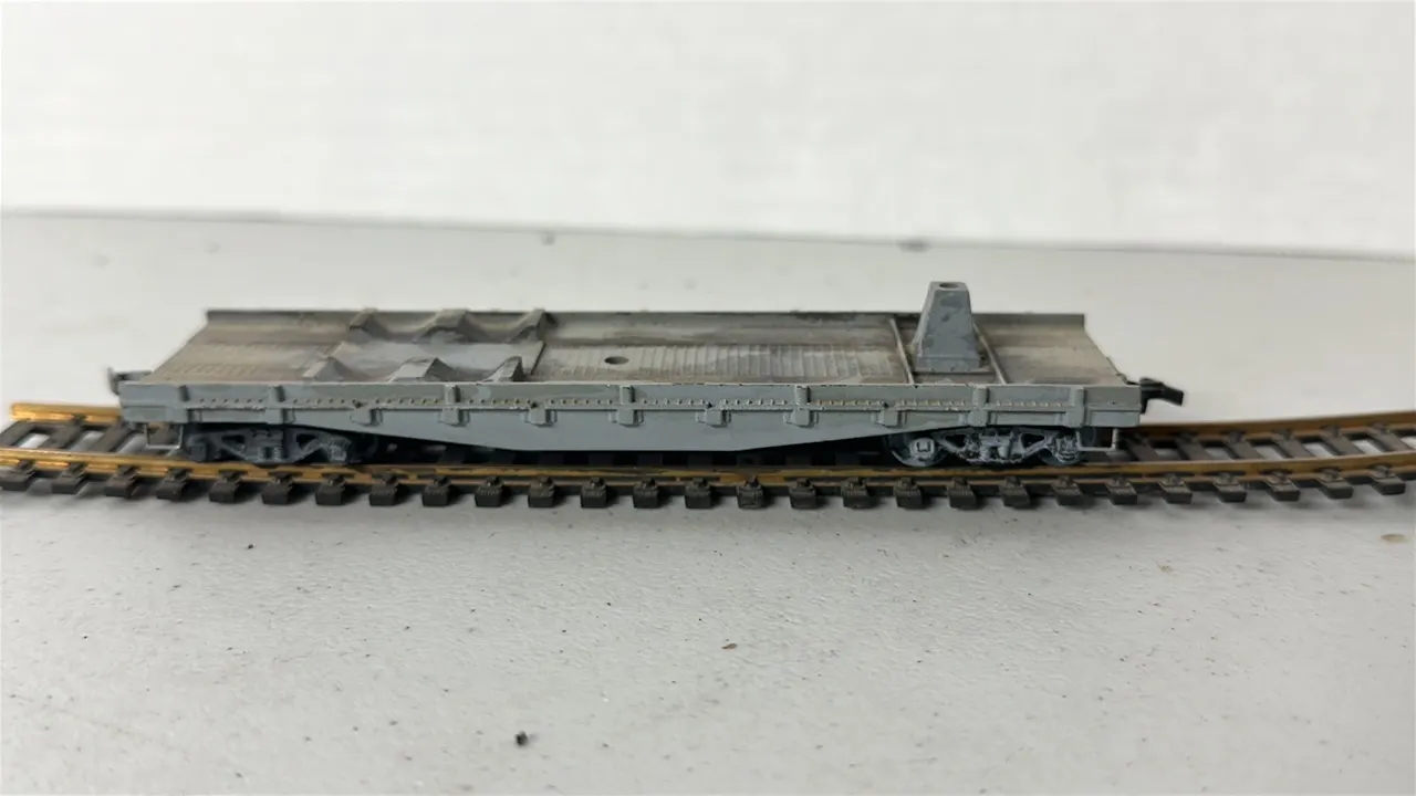 HO Scale Rail Flat Car