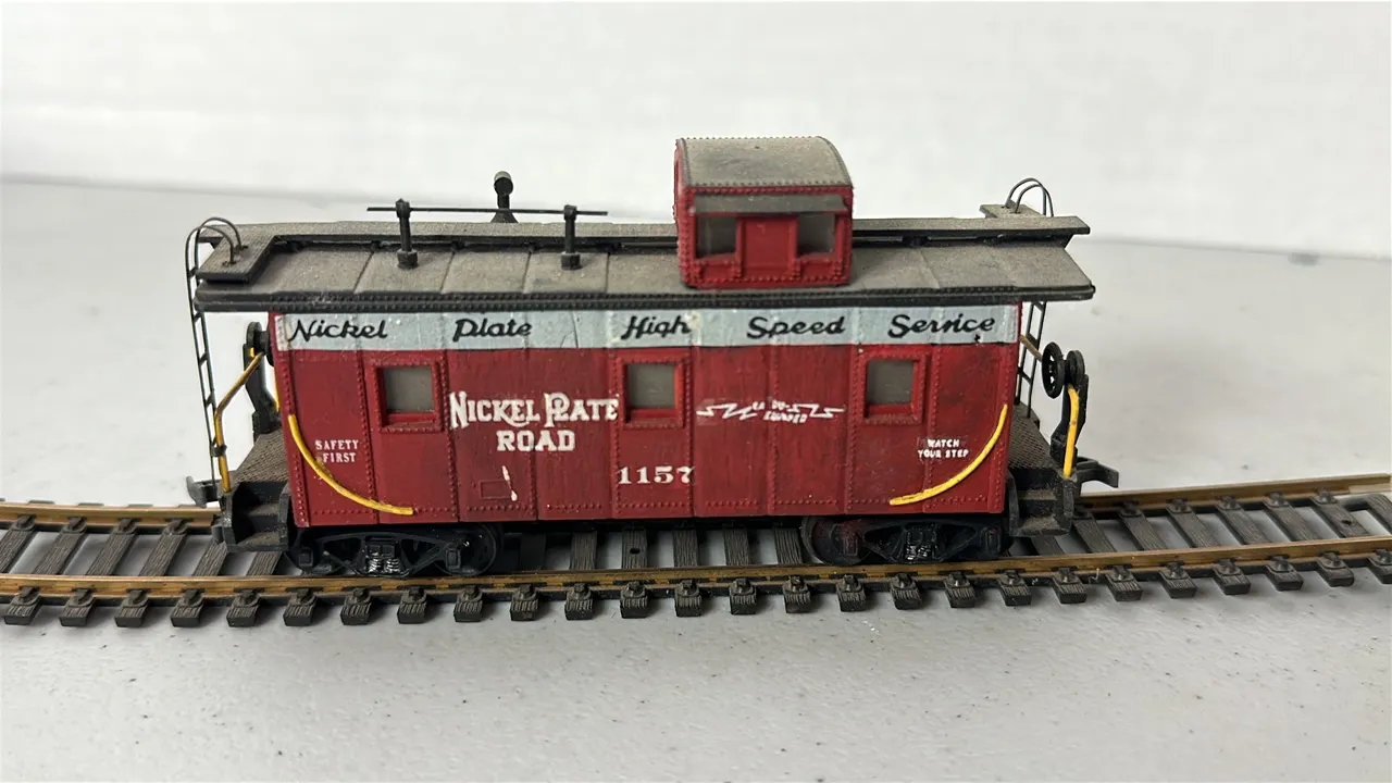 HO Scale Nickel Plate Road Caboose