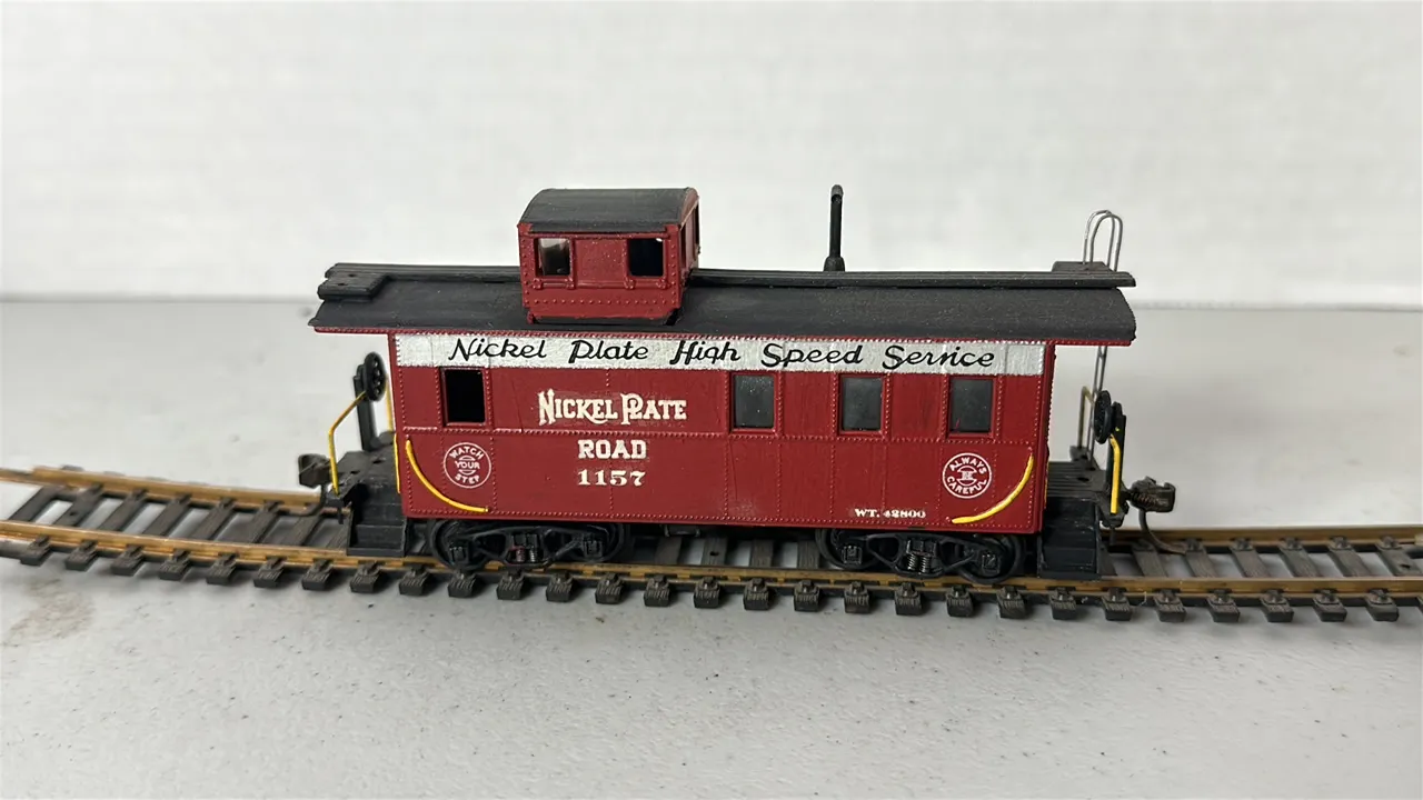 HO Scale Nickel Plate Road Caboose