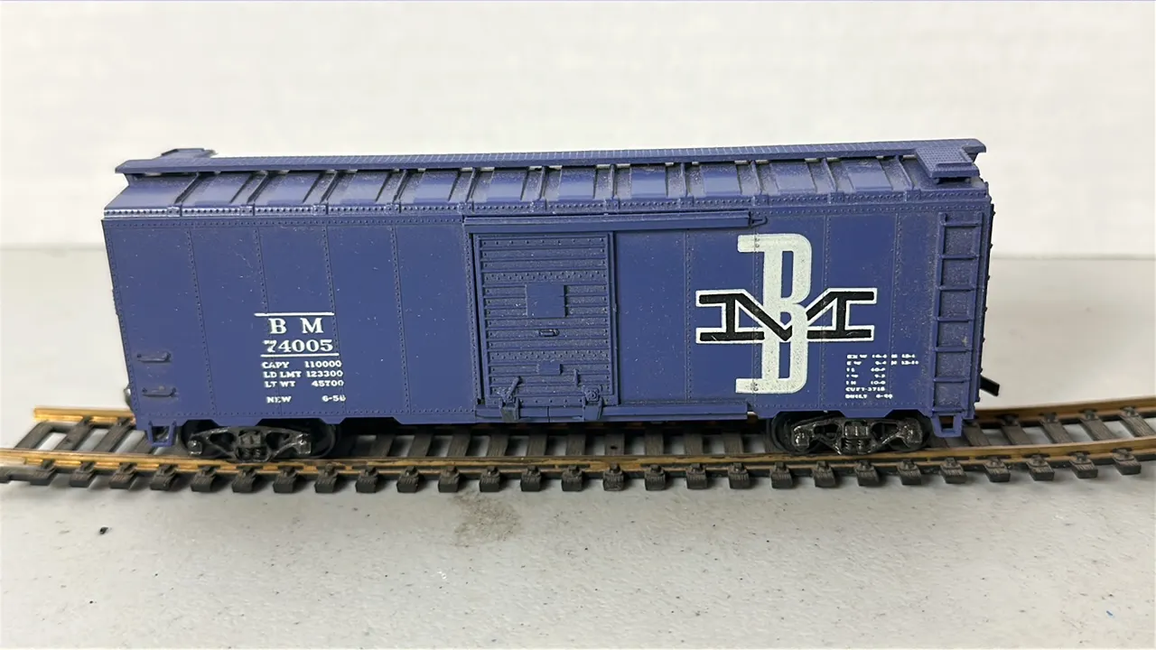 HO Scale BM Boxcar