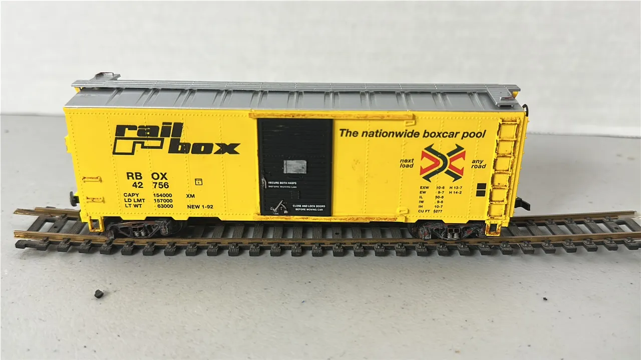 HO Scale Rail Box Boxcar
