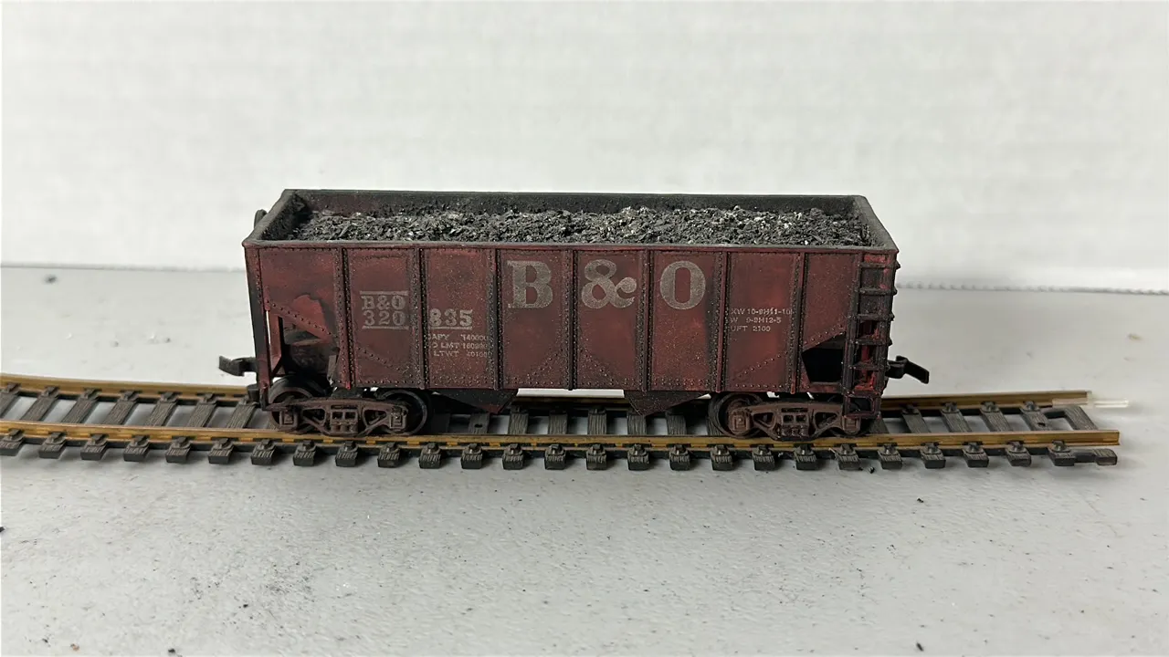 HO Scale B&O Hopper Car