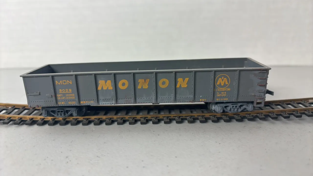 HO Scale Monon Gondola Car
