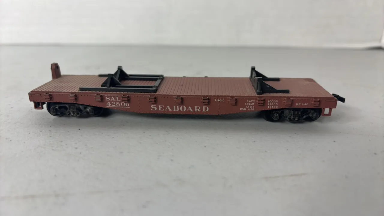 HO Scale Seaboard Flat Car