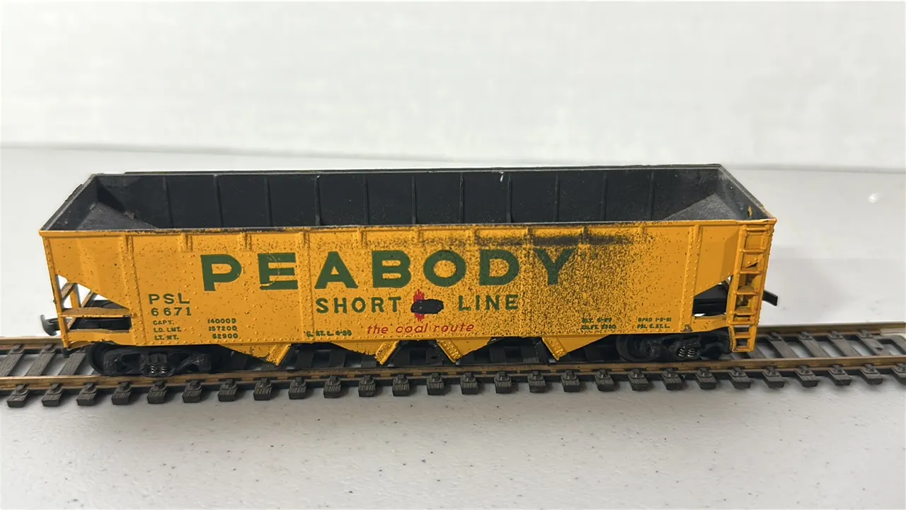 Used HO Scale Peabody Short Line Train Car