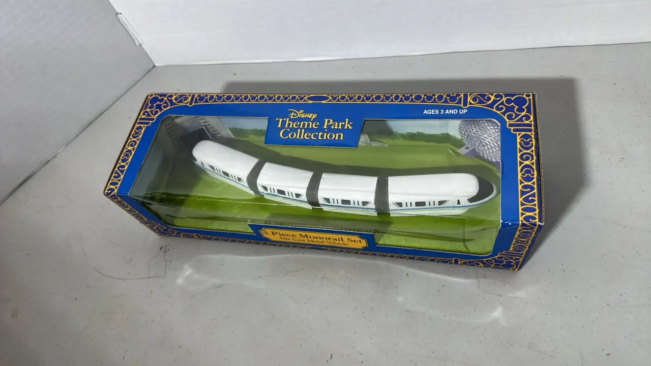 4 Piece Die Cast Monorail Set