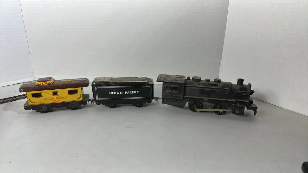 Vintage Wind Up Train - Metal
