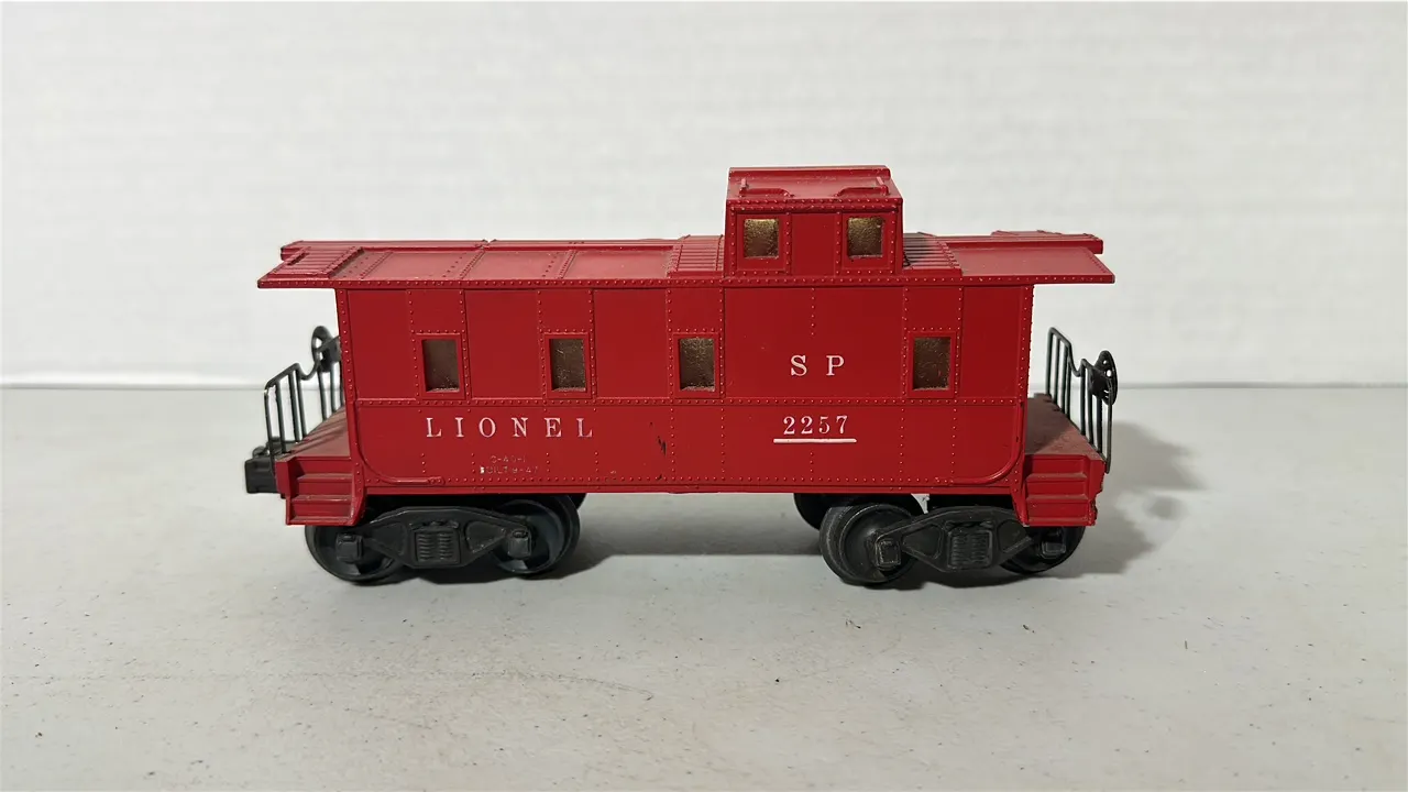 Lionel O Scale Caboose Car - Plastic