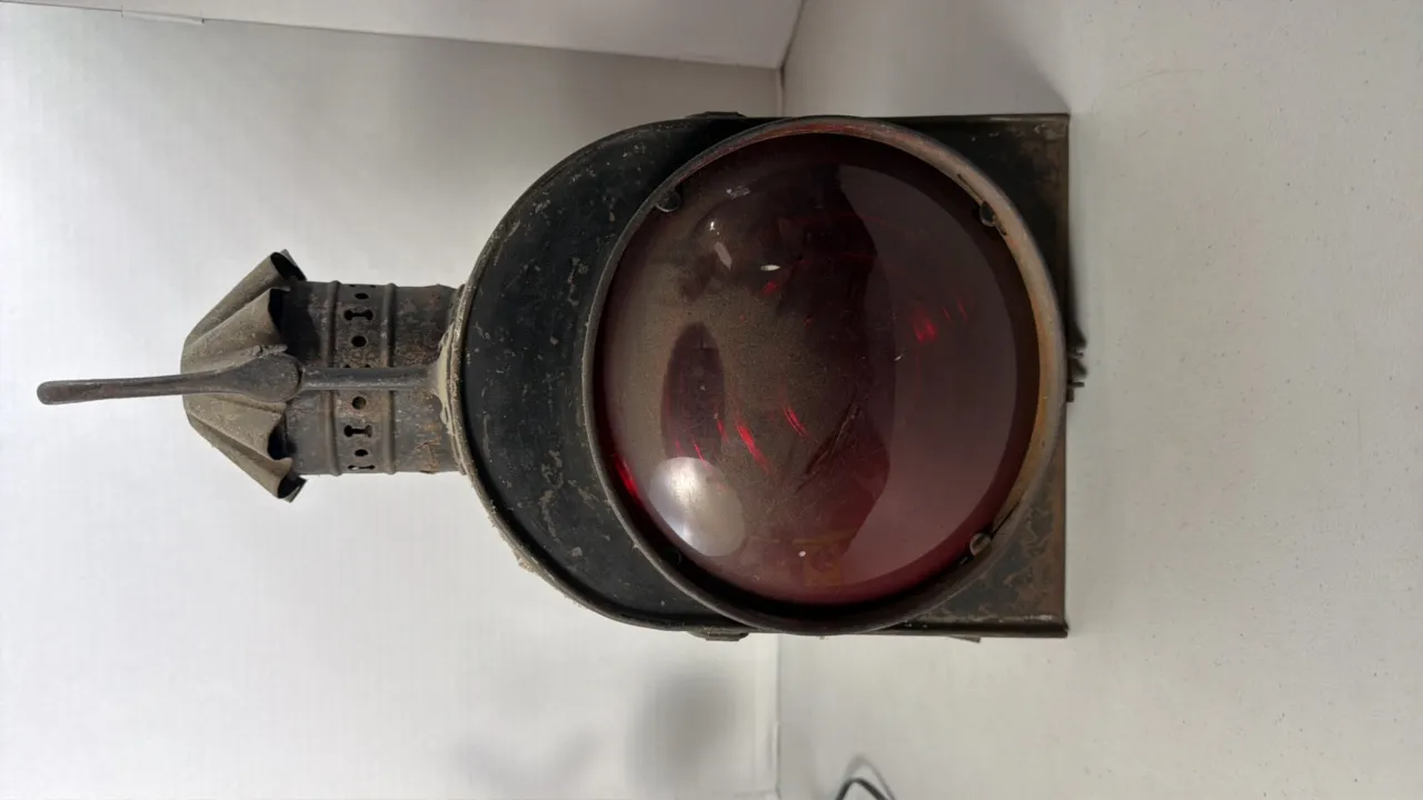 Vintage Railroad Signal Light - Metal