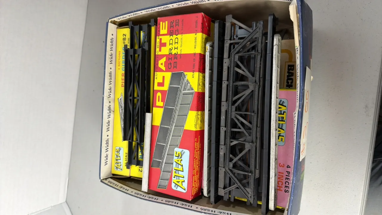 Railroad Scenes Mostly Bridges & HO Scale Track