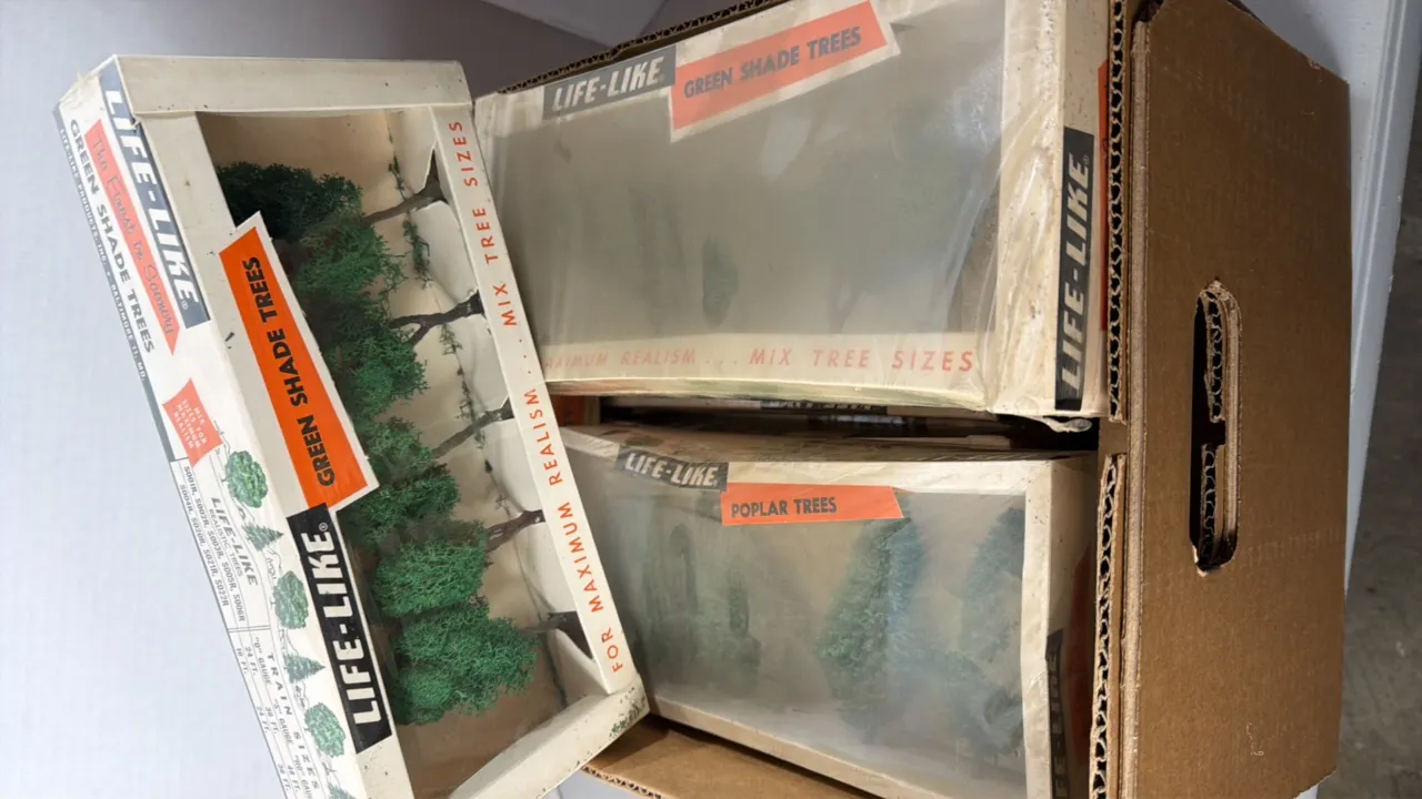 Green Shade Trees For Railroad Scenes