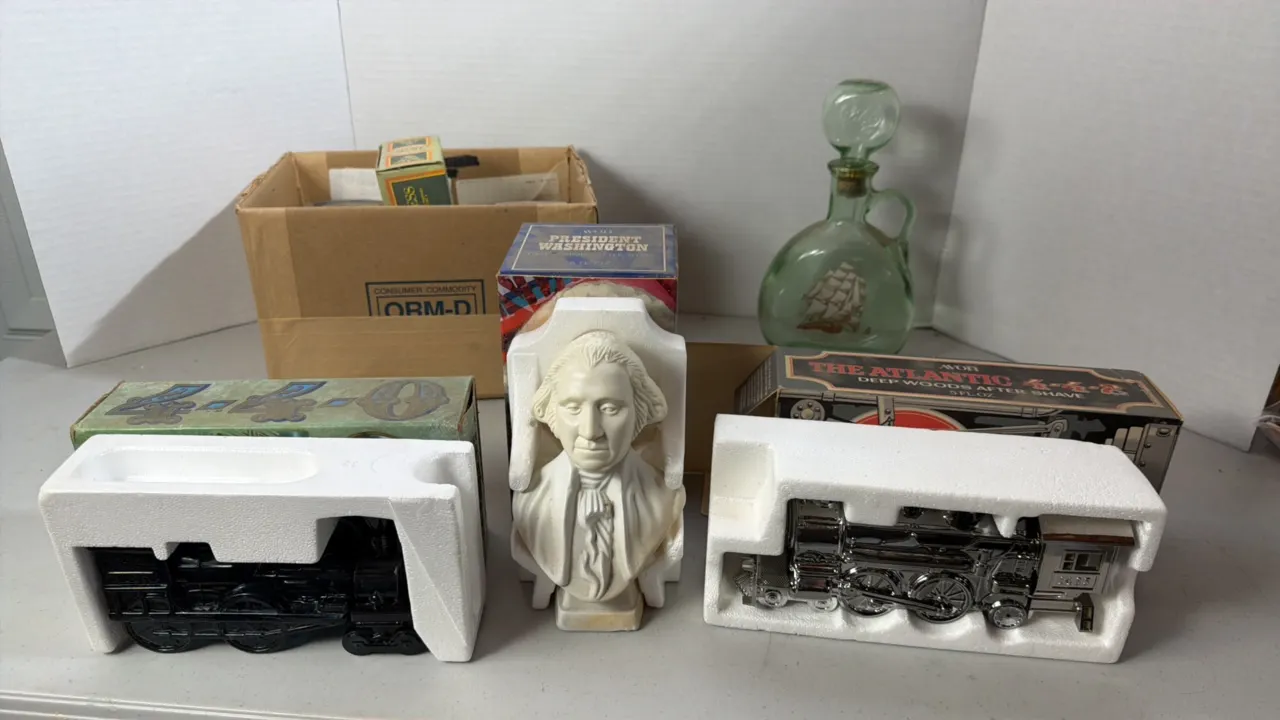 Large Lot of Avon Cologne/Perfume Bottles