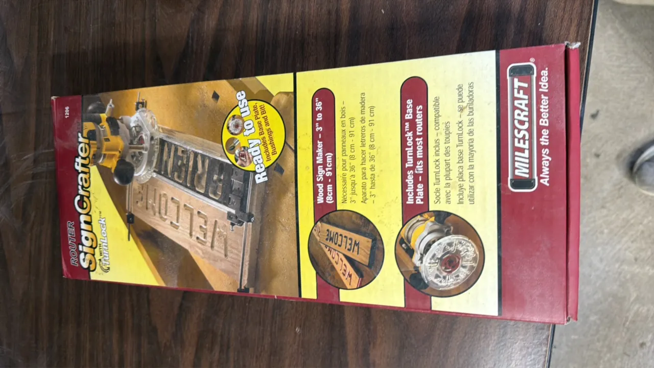 Milescraft Router Sign Crafter