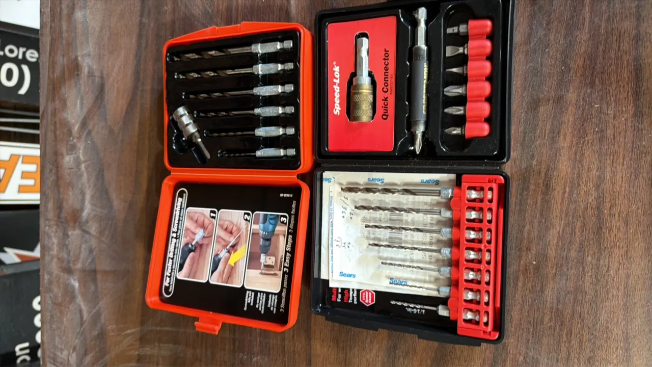 Black & Decker and Craftsman Drill Bits