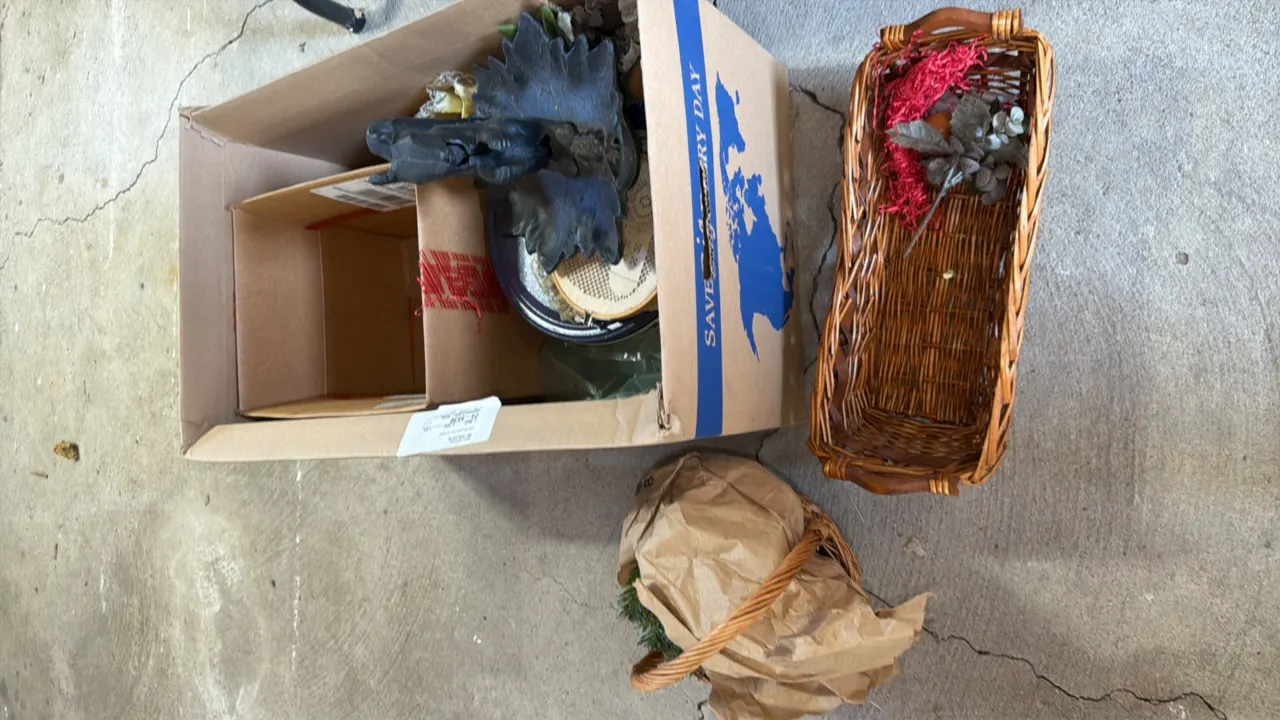 Lot of Baskets, Decor & More