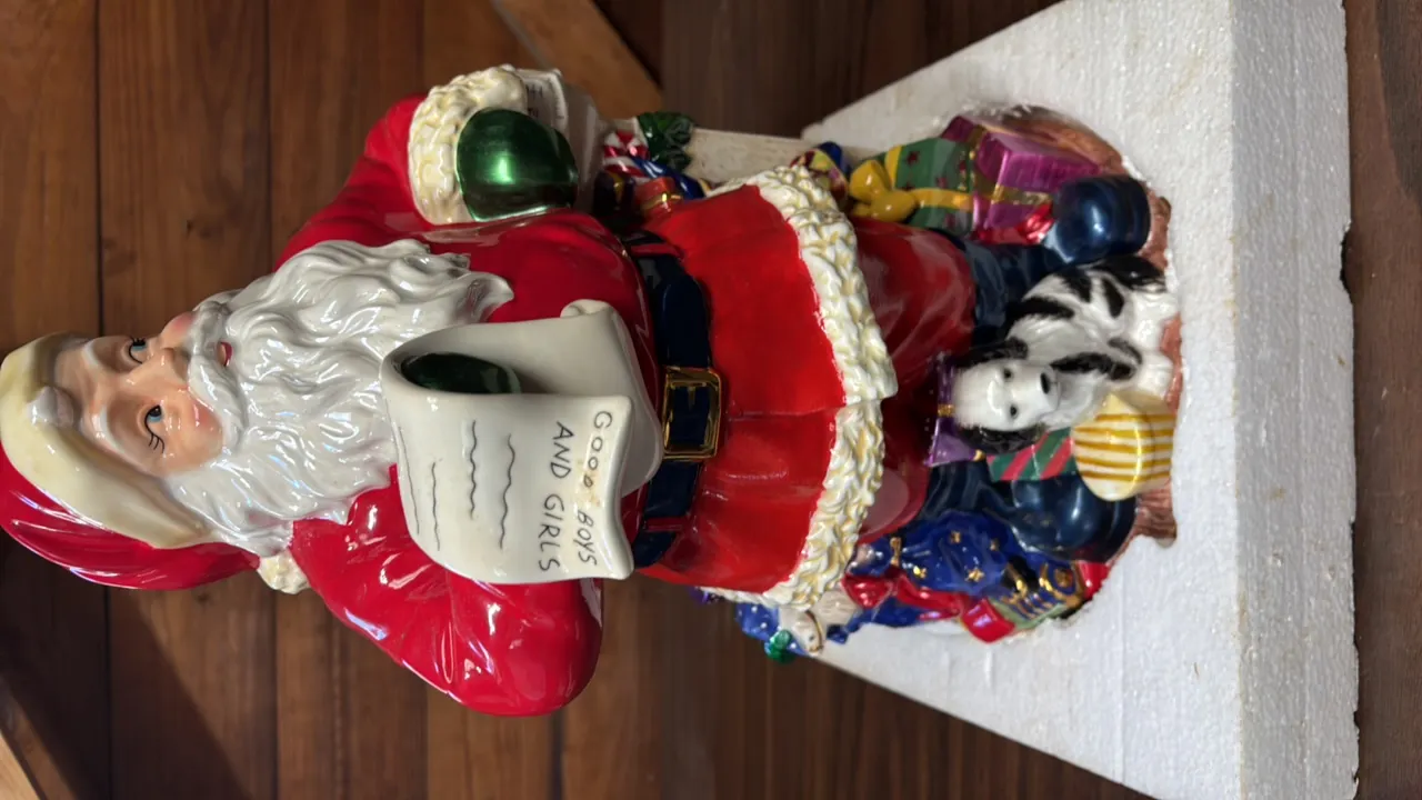 Ceramic Santa