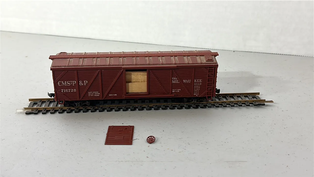 HO Scale Milwaukee Road Boxcar