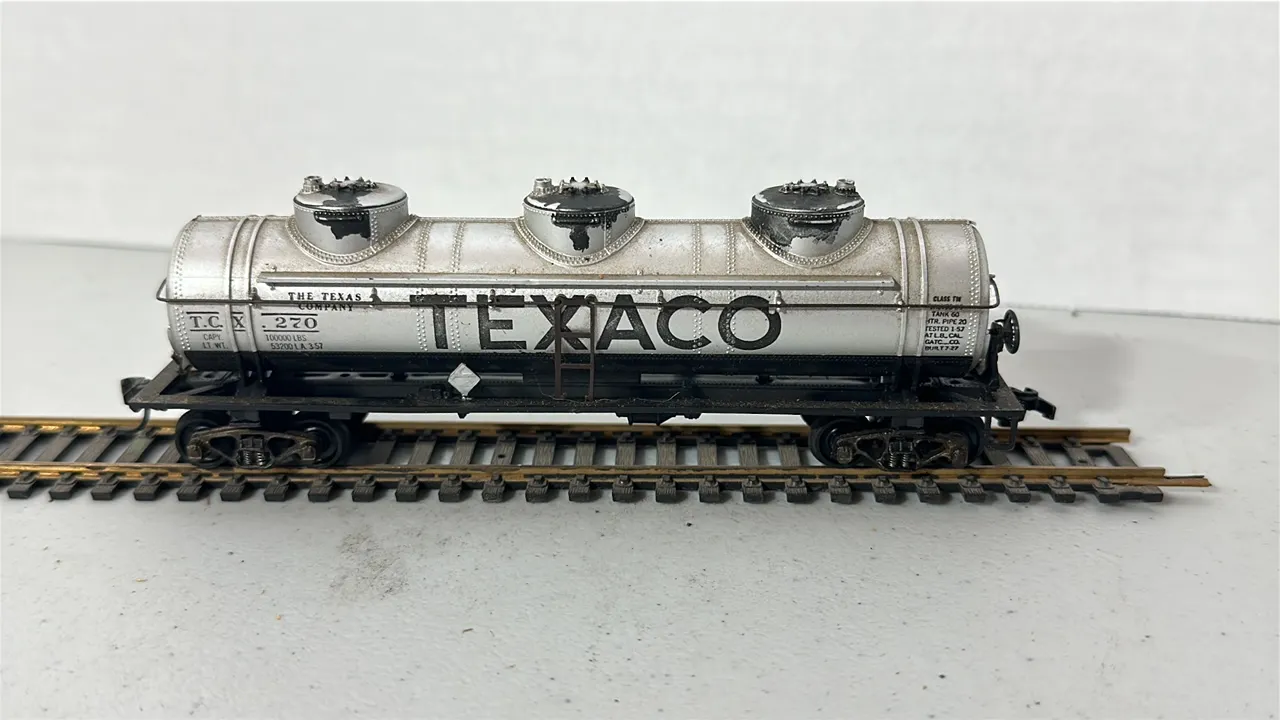HO Scale Texaco Tanker Car