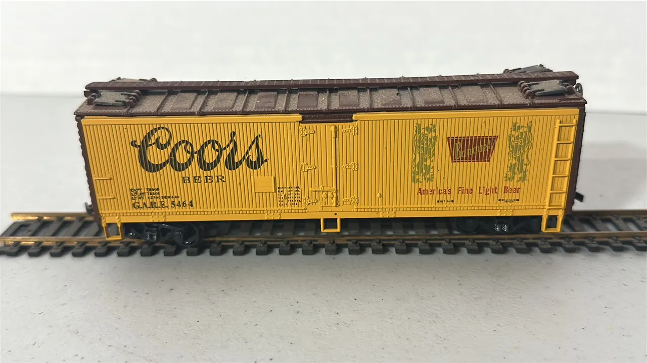 HO Scale Coors Beer Boxcar