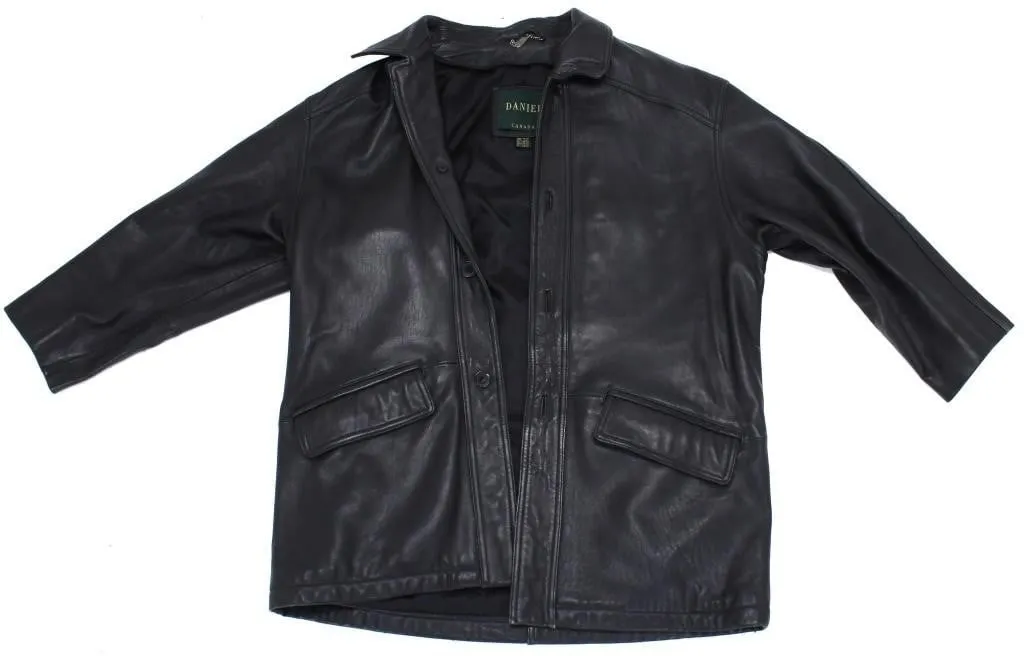 MENS LARGE DANIER LEATHER JACKET
