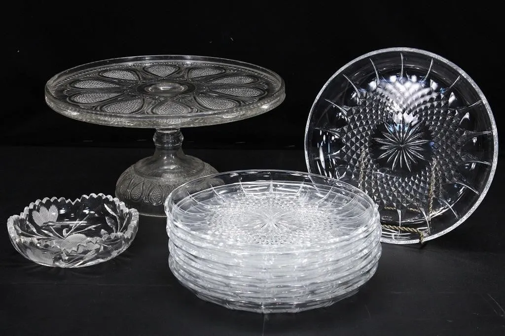 ASSTD CRYSTAL DISHES