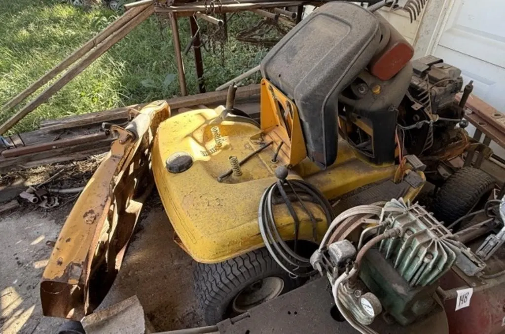 Scrap Cub Cadet Riding Mower