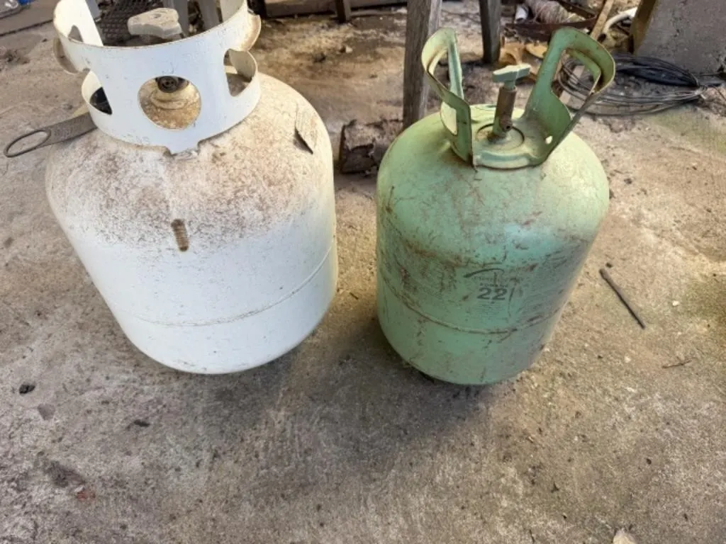 2 Empty or Mostly Empty Tanks