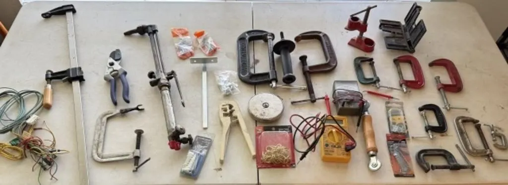 C-Clamps, Torch Attachment, Misc. Wires,