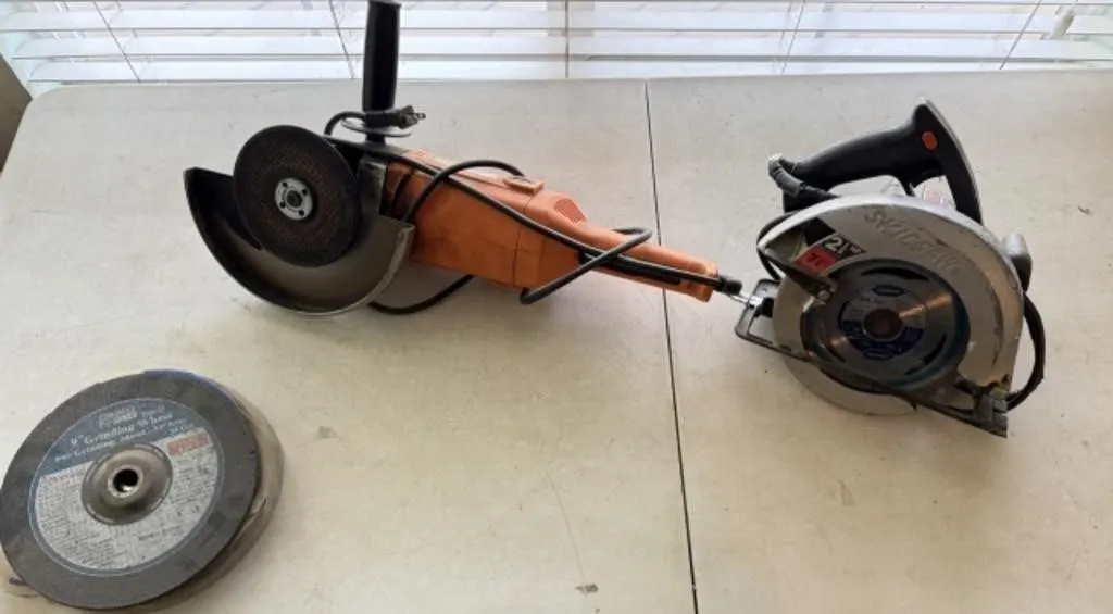 Chicago Grinder, Skilsaw Circular Saw, Grinding