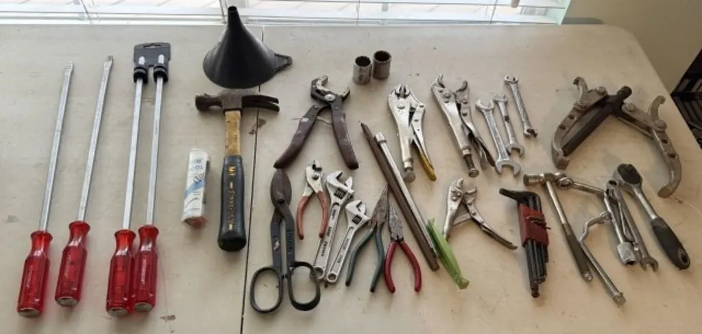 Wrenches, Crescent Wrenches, Puller,