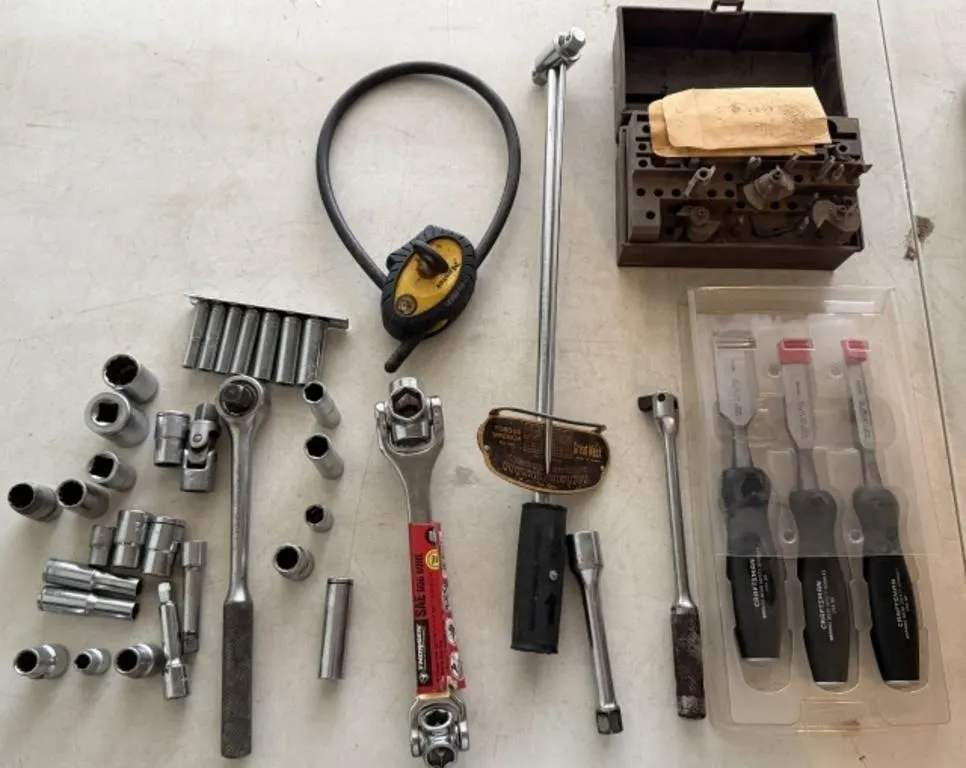 Router Bits, Chisels, Sockets, Socket Wrenches,