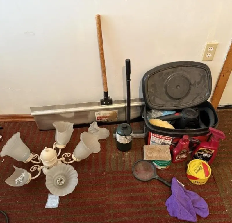 Craftsman Buffer, Wax, Small Propane Bottle,