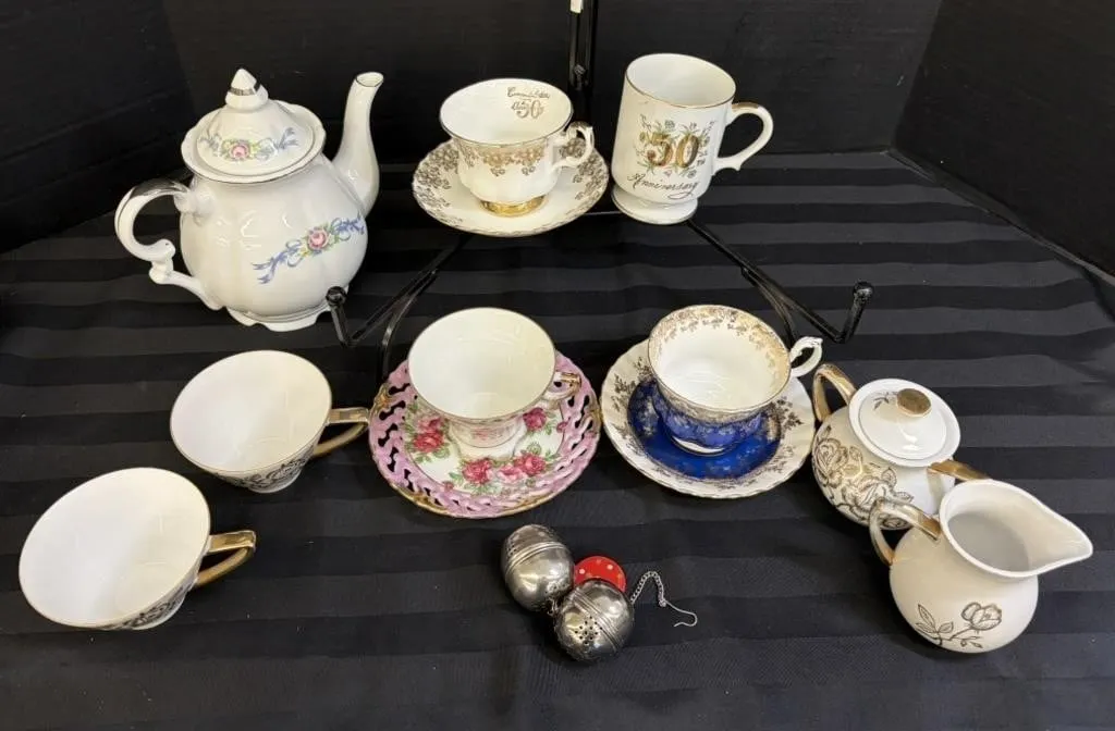 Asstd Fine China including Castle, Oakwood Japan
