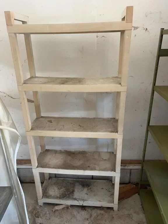 Five Tier Modular Plastic Storage Shelving Unit