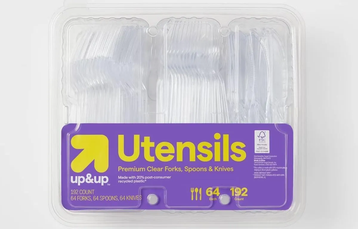 UpUp Premium Disposable Cutlery Set 192ct