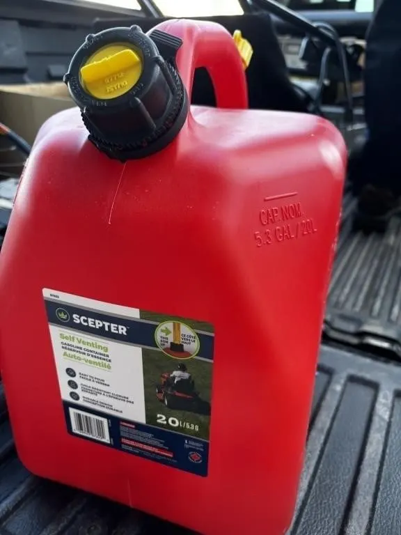 Scepter Self-Venting Gas Can 20L 5.3 Gal