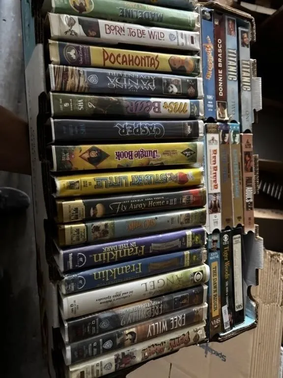 Large VHS Movie Lot - Disney, Classics & More