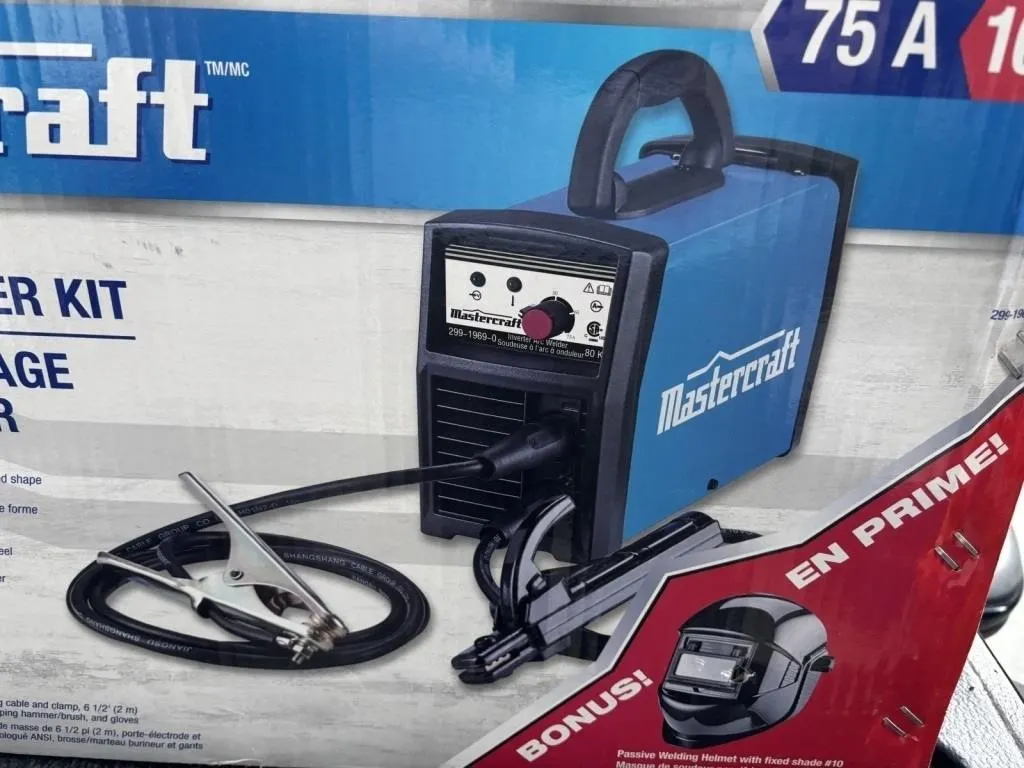 Mastercraft Inverter Arc Welder Kit 75A