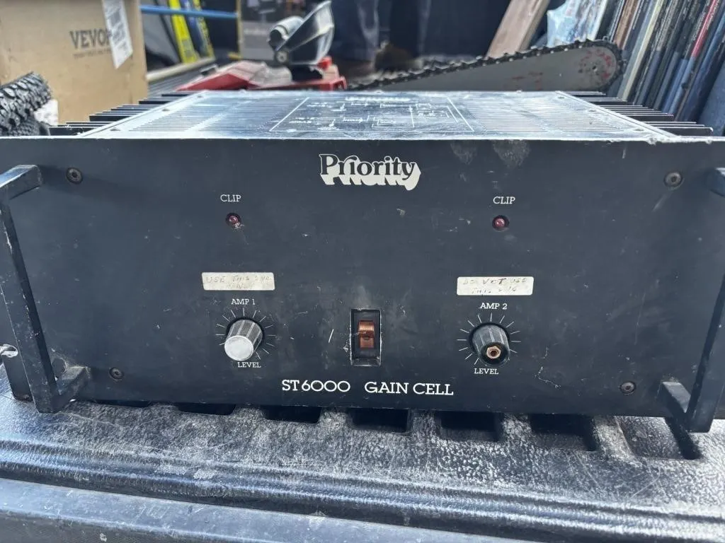 Priority ST6000 Gain Cell 2-Channel Amplifier