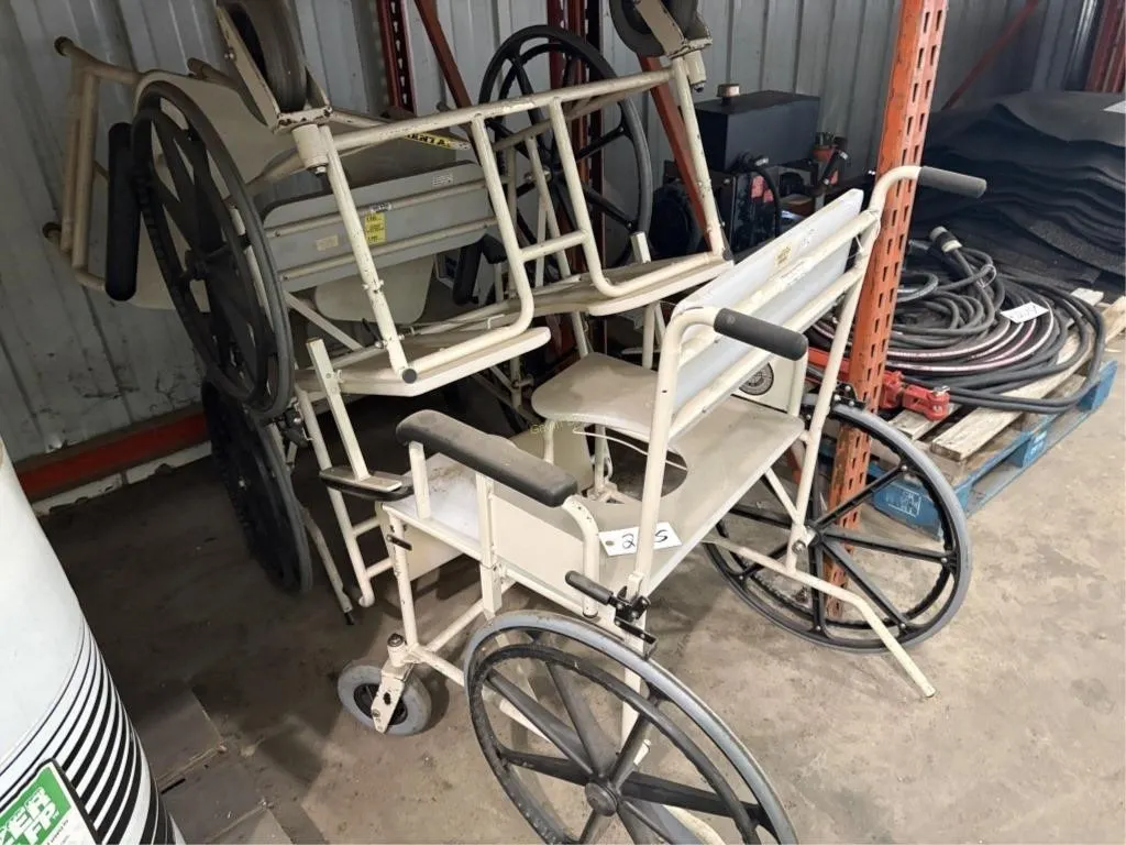 (3) 750lb Cap Wheel Chairs