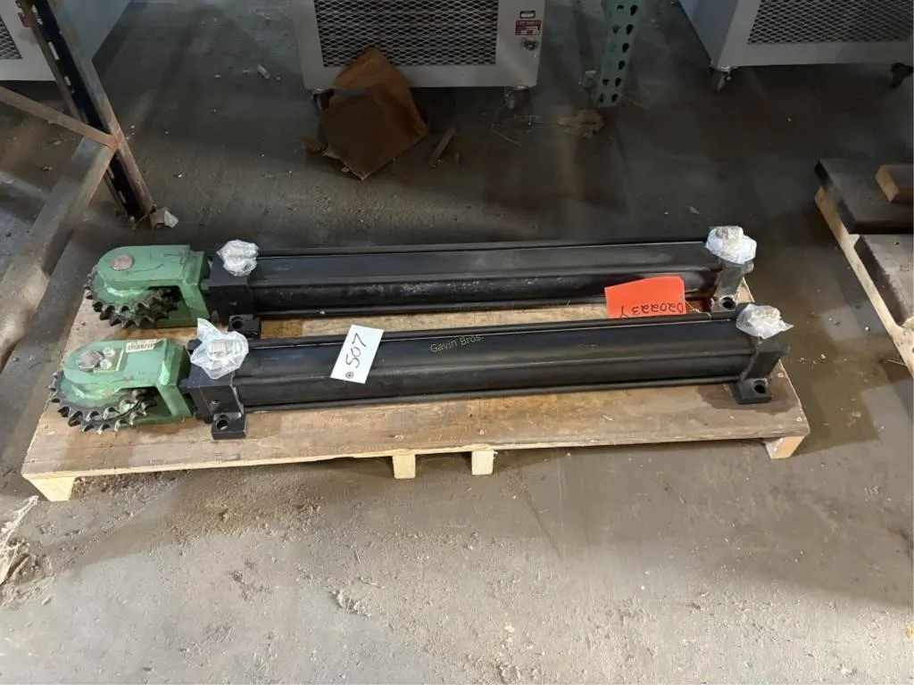 (2) Hydraulic Cylinders w/gears